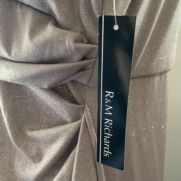 R&M Richard's Shimmer Champagne Gown
NWT Size 14 - Picture 7 of 15